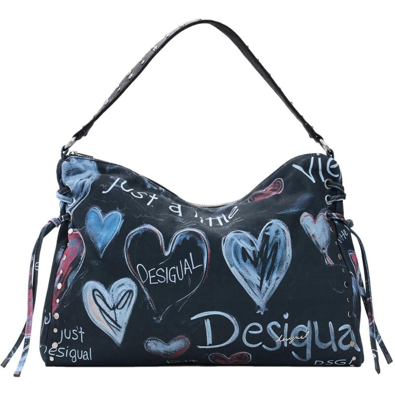Desigual Taška přes rameno marine modrá / nebeská modř / růžová
