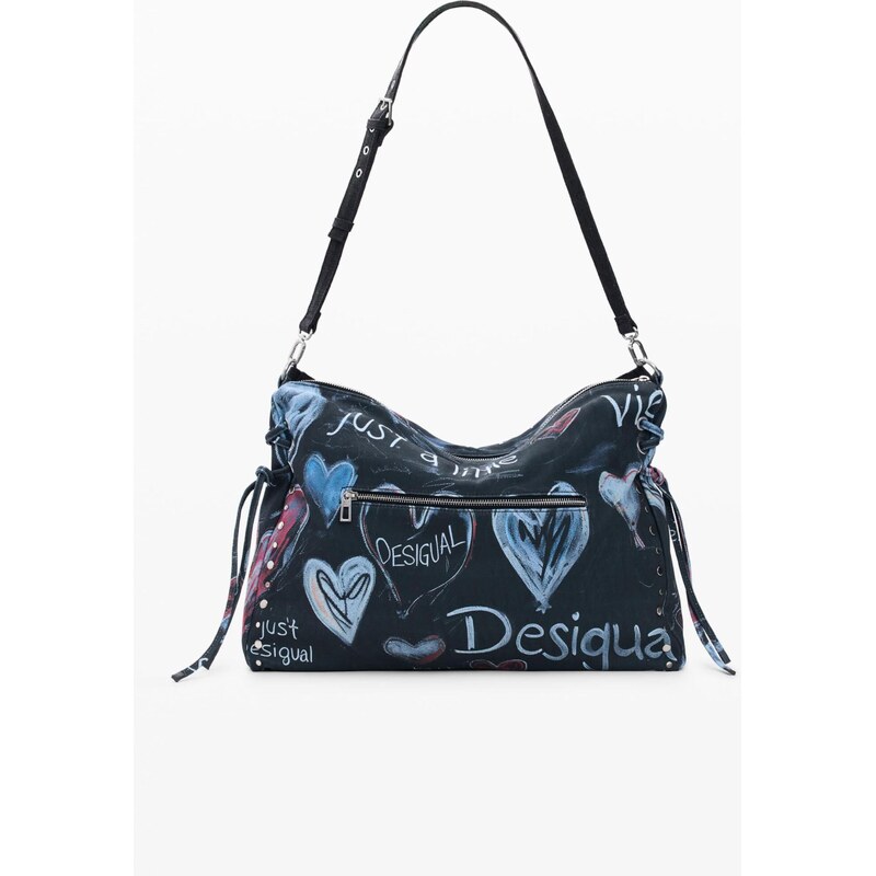 Desigual Taška přes rameno marine modrá / nebeská modř / růžová