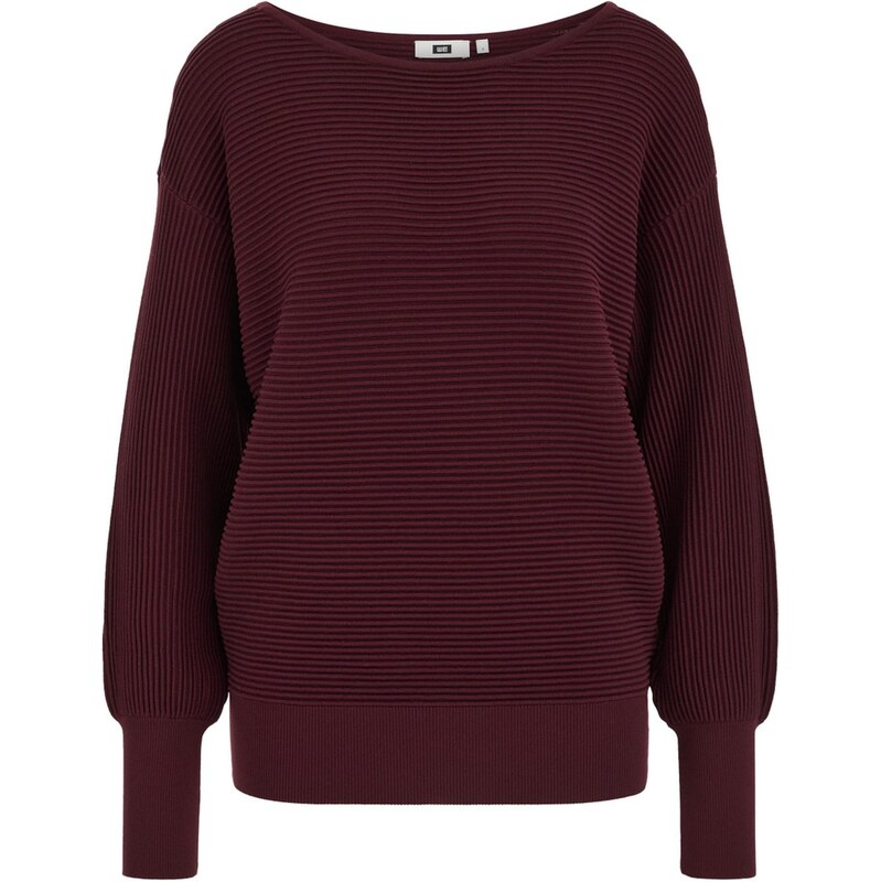 WE Fashion Svetr vínově červená