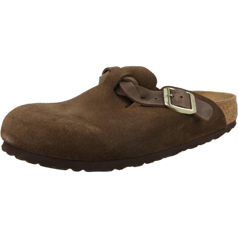 BIRKENSTOCK Pantofle Boston hnědá