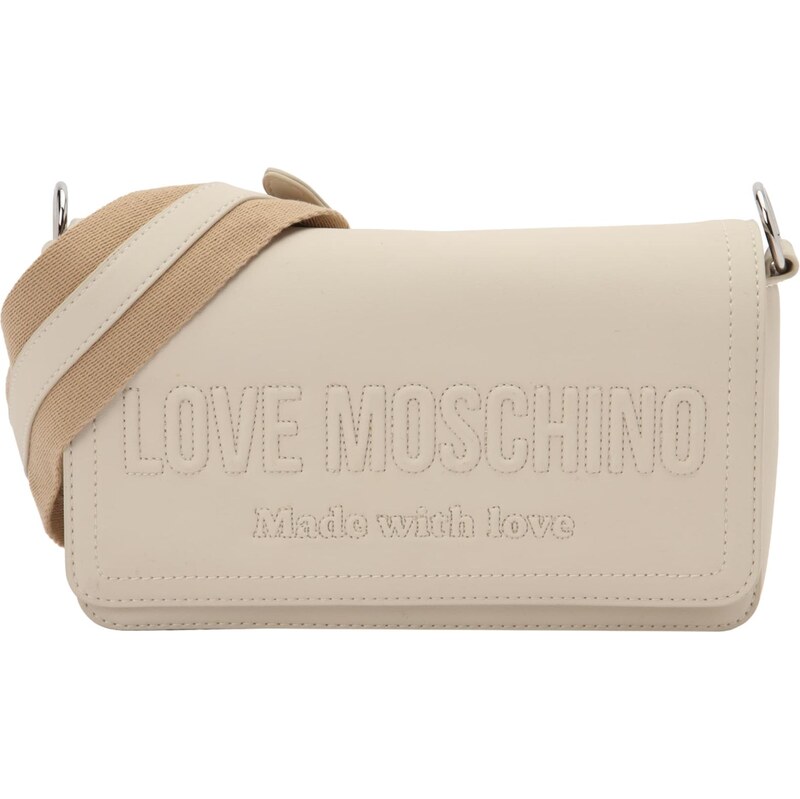 Love Moschino Taška přes rameno slonová kost 112803150