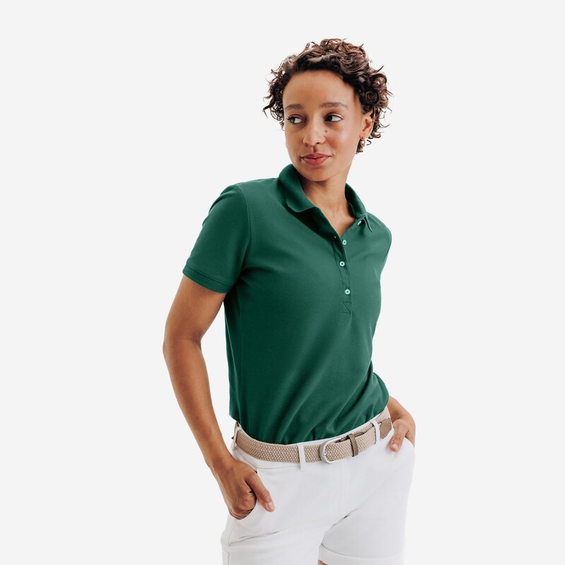 INESIS Dámské golfové polo s krátkým rukávem MW500 112799289