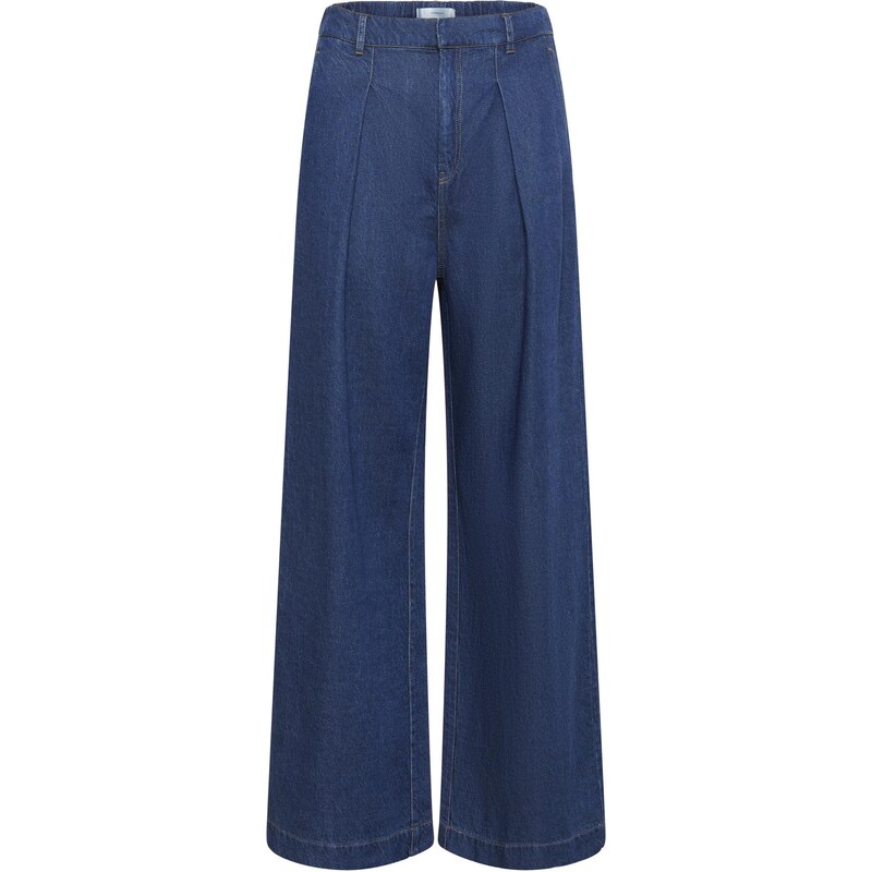 InWear Kalhoty se sklady v pase CarolaIW tmavě modrá