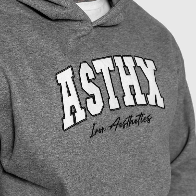 Oversized mikina Iron Aesthetics ASTHX, šedá