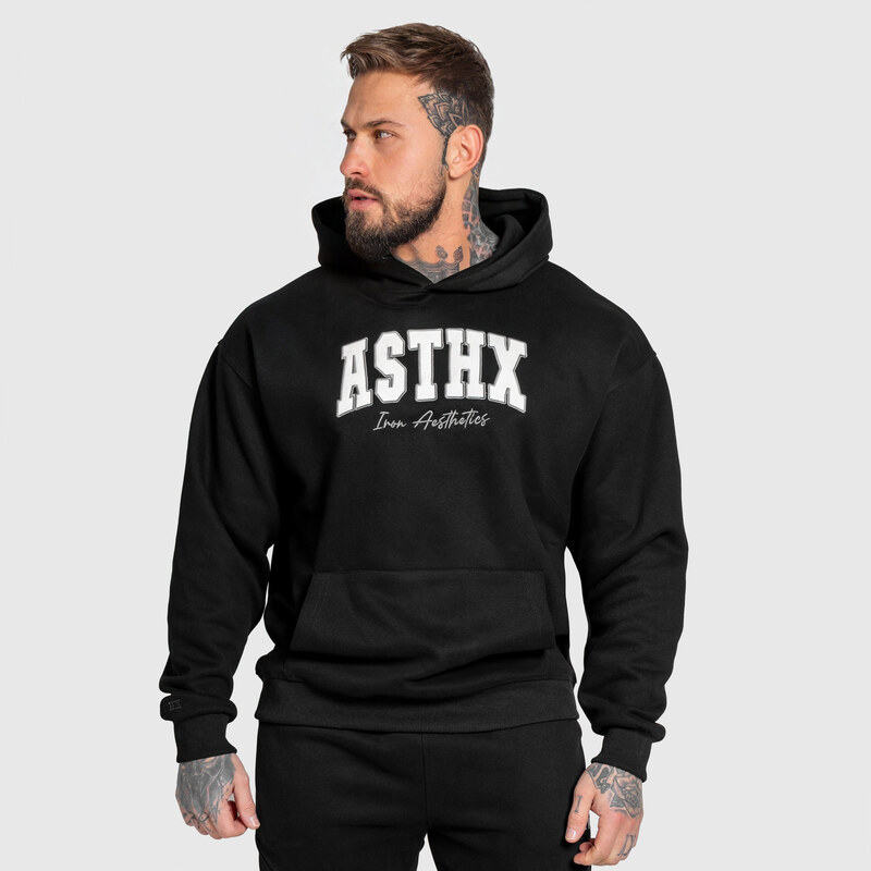 Oversized mikina Iron Aesthetics ASTHX, černá