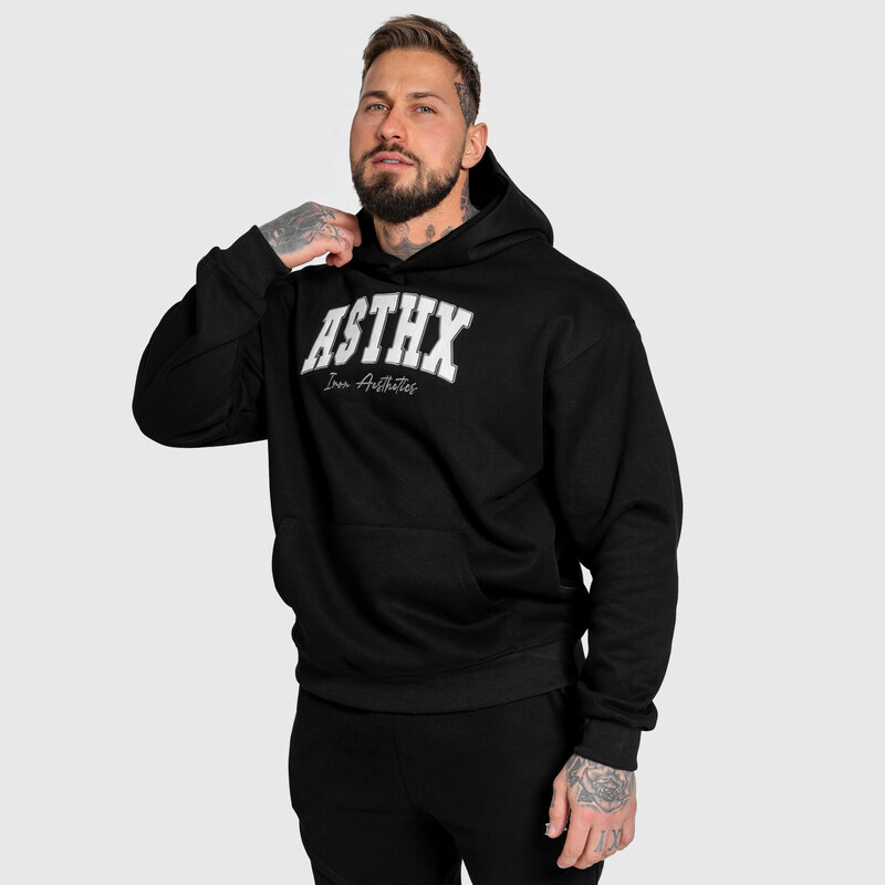 Oversized mikina Iron Aesthetics ASTHX, černá