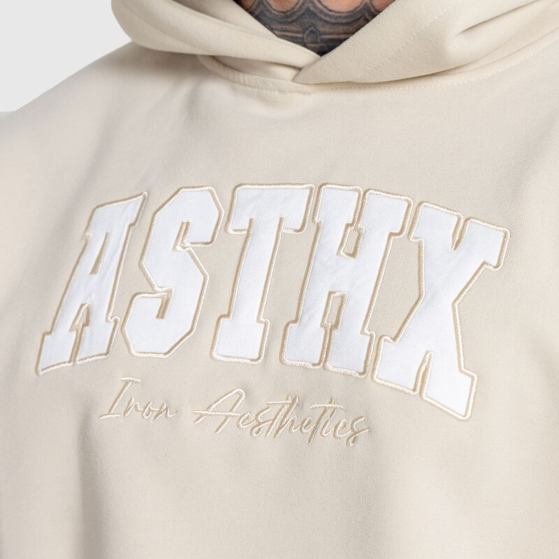 Oversized mikina Iron Aesthetics ASTHX, béžová