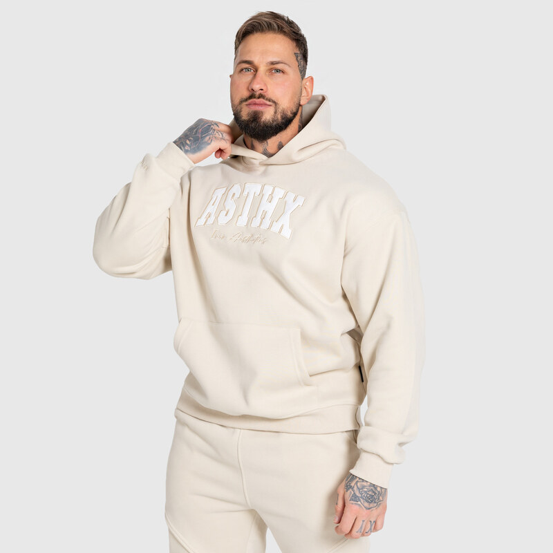 Oversized mikina Iron Aesthetics ASTHX, béžová