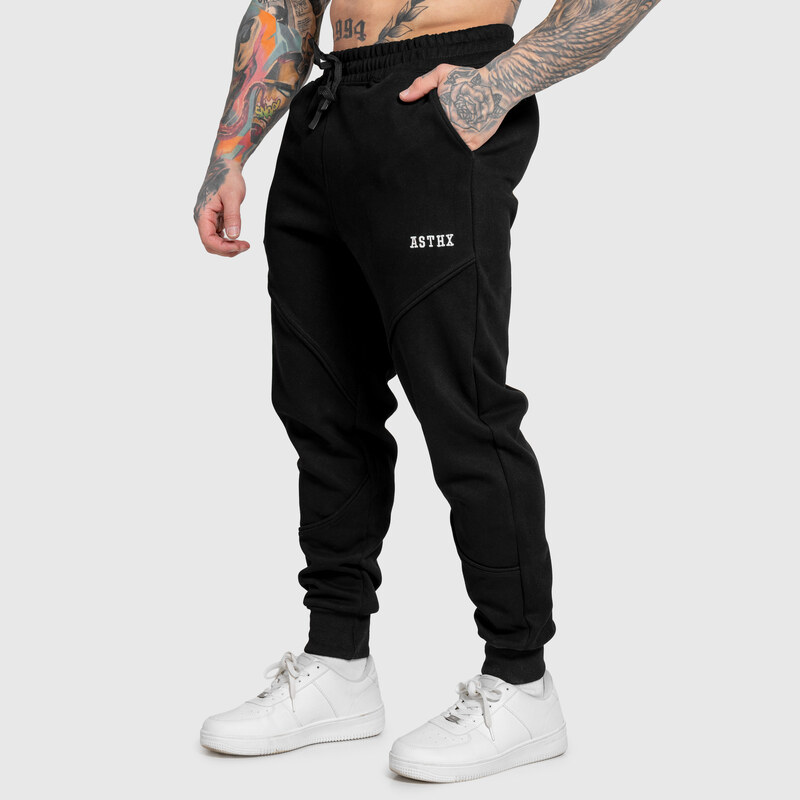 Pánské tepláky Iron Aesthetics ASTHX, černé
