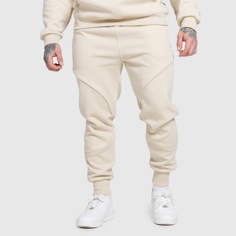 Pánské tepláky Iron Aesthetics ASTHX, béžové