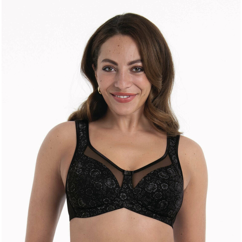 Clara Art komfortní podprsenka moldovaná 5874 black/anthracite - Anita 112808610