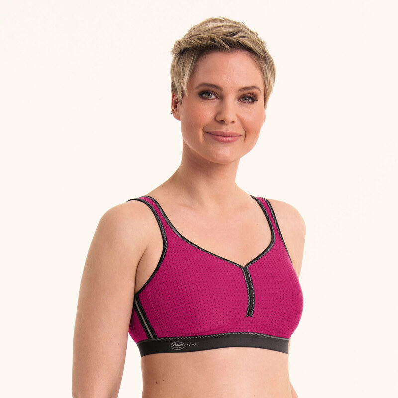 Dámská sportovní podprsenka Performace 5566 pink/anthrazit -