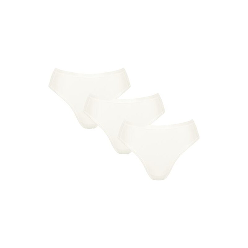 3pack SLOGGI GO DAILY COTTON TAI kalhotky krémové