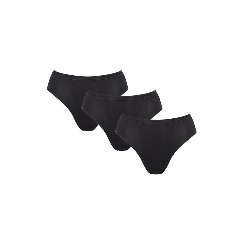 3pack SLOGGI GO DAILY COTTON TAI kalhotky černé 112808681