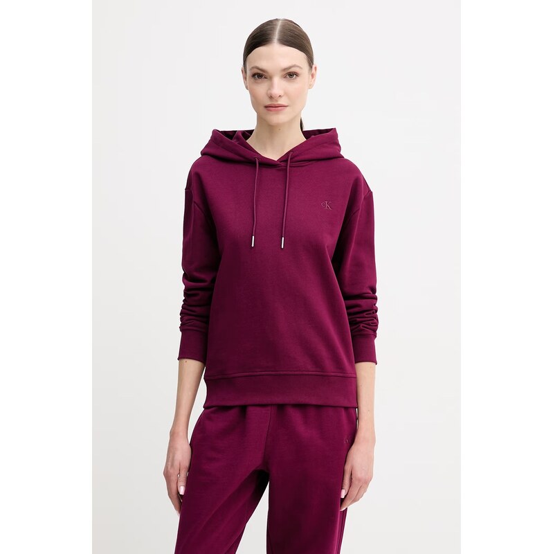 Calvin Klein Jeans mikina s kapucí dámská bavlněná