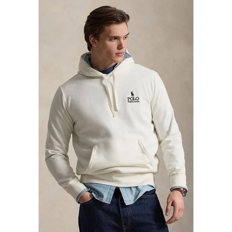 Polo Ralph Lauren mikina s kapucí pánská s bavlnou