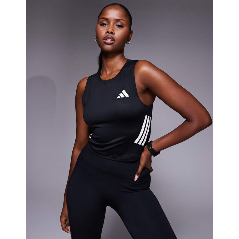 adidas performance adidas Running Adi365 tank top with three