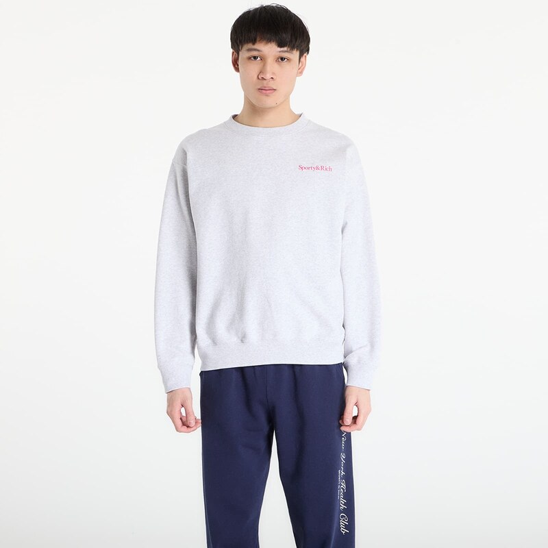 Mikina Sporty & Rich NY Motion Crewneck UNISEX Heather Gray L