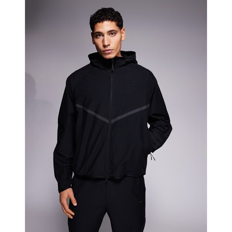 Nike Tech Shori full zip hoodie track jacket in black