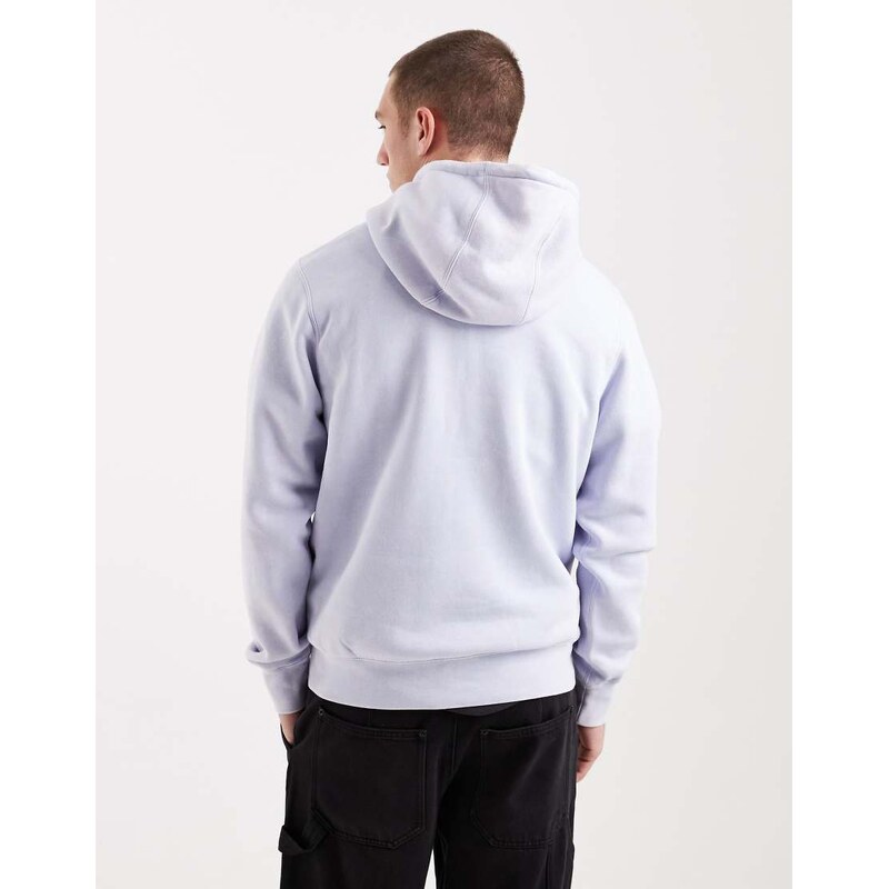 Nike Club hoodie in lilac wash-Purple