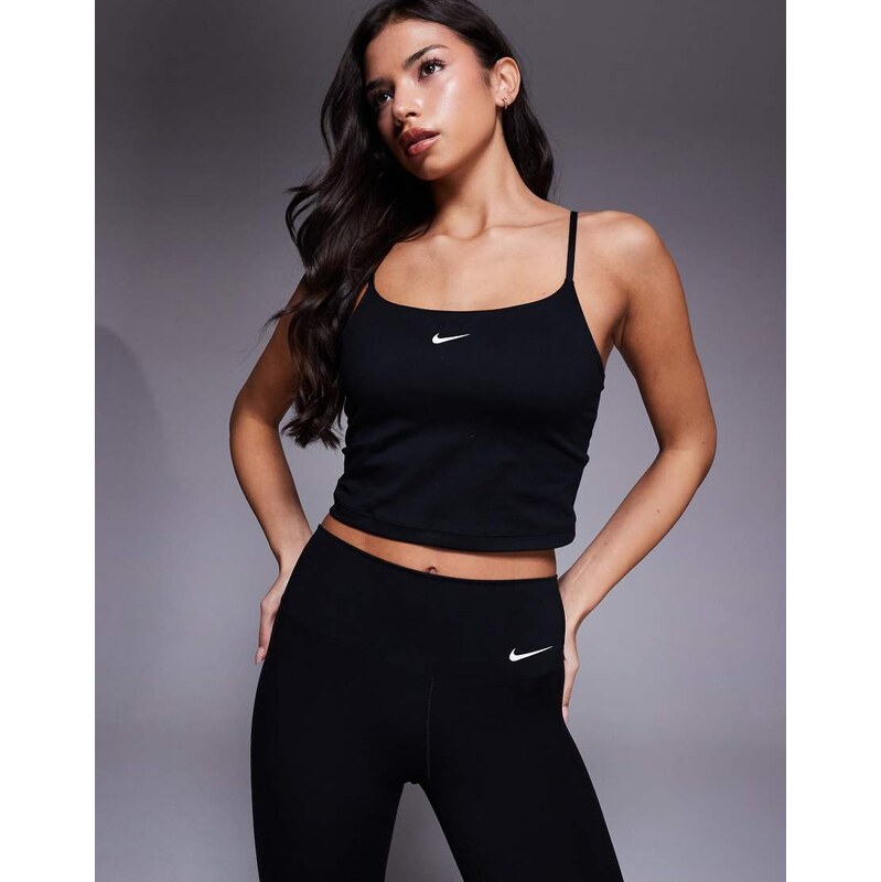 Nike Training Nike One Training Dri-FIT bra tank top in black