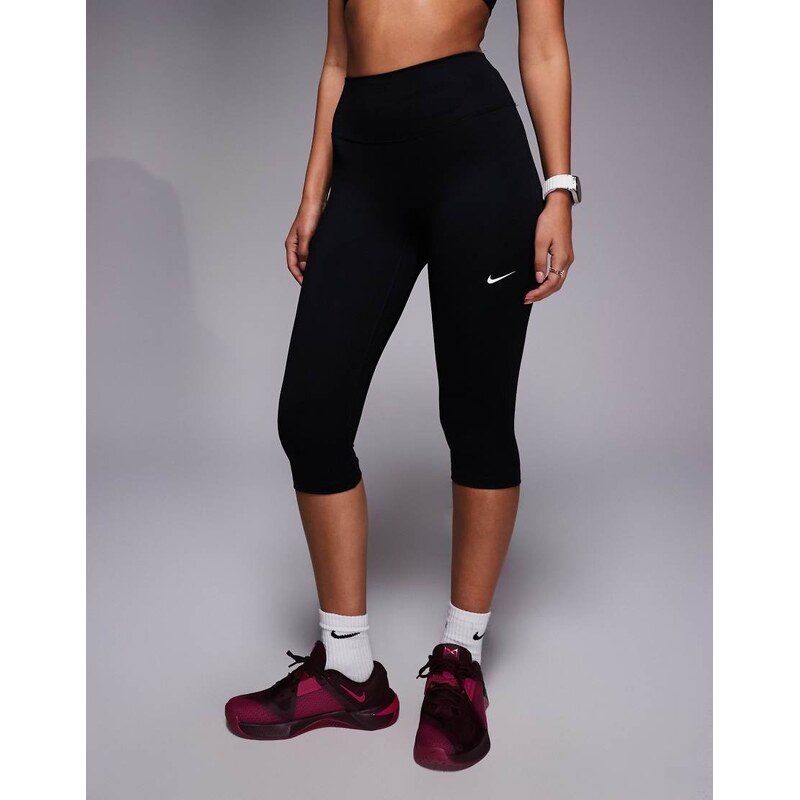 Nike Training One Dri-FIT capri trouser in black 112815393