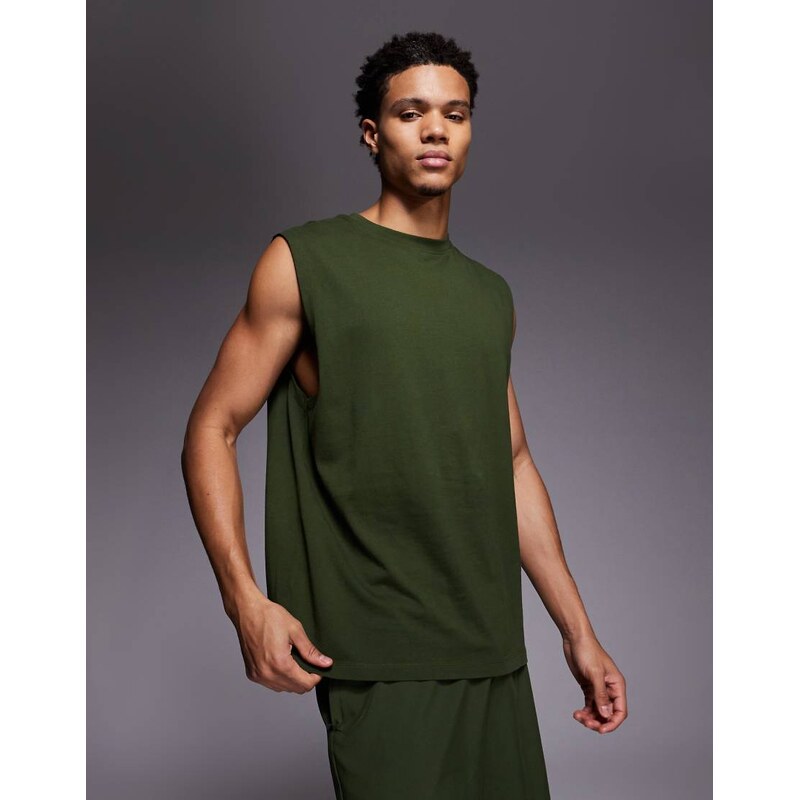 4505 Icon cotton oversized pump training tank with quick dry finish in 115516264