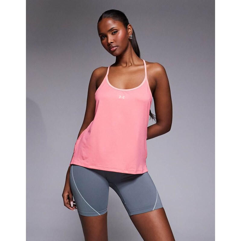 Under Armour Vanish racerback tank top in bittersweet pink
