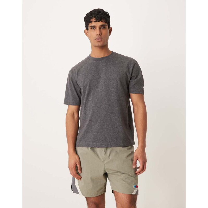 Prohibited racer track shorts in green