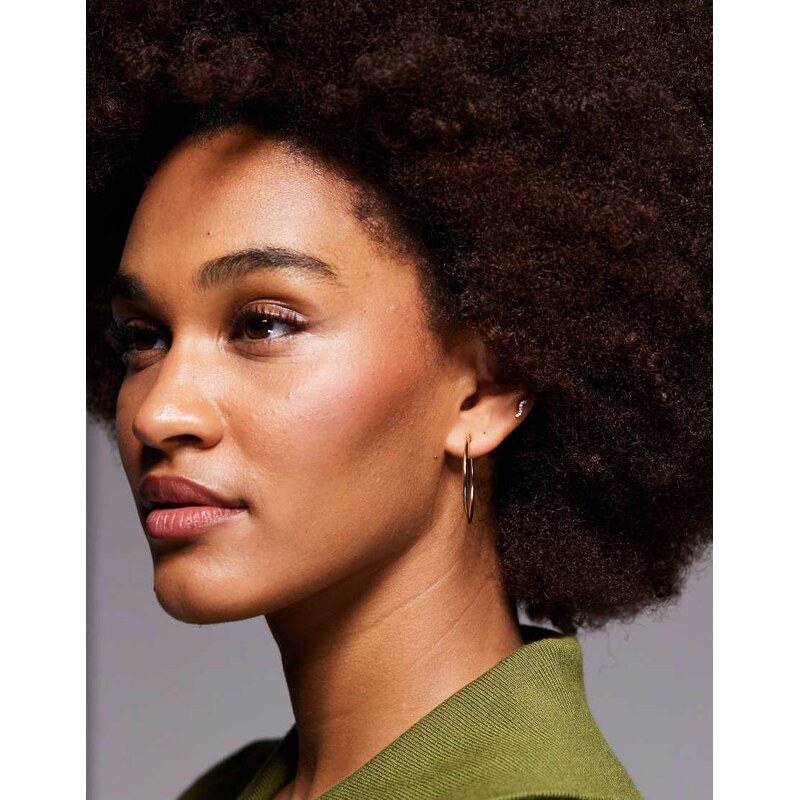 ALDO jaborosa gold plated big hoop earrings 112840012