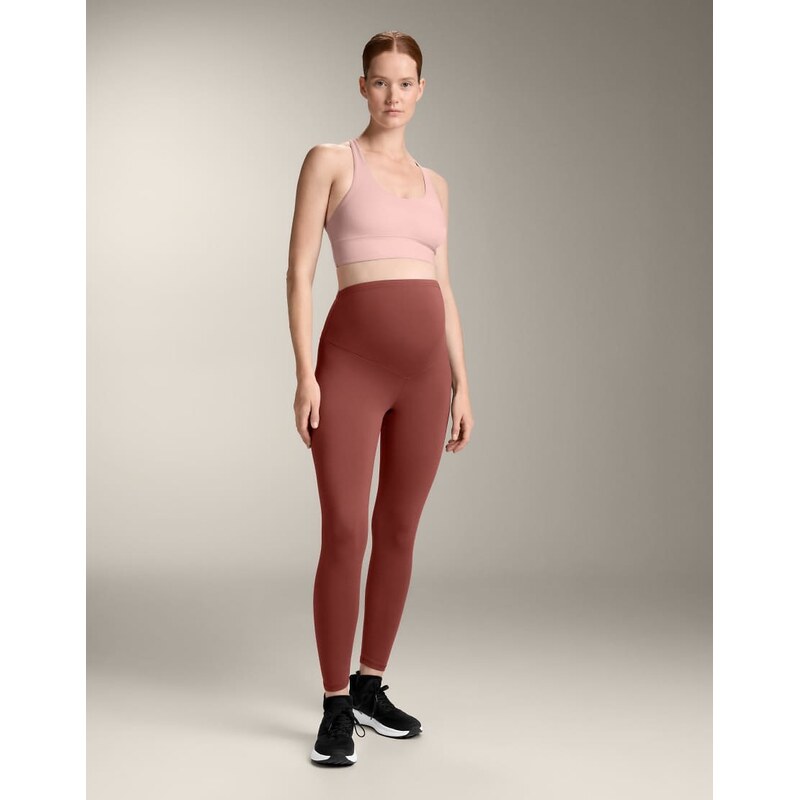 OYSHO Comfortlux 65cm maternity leggings in mole-Brown 112815608