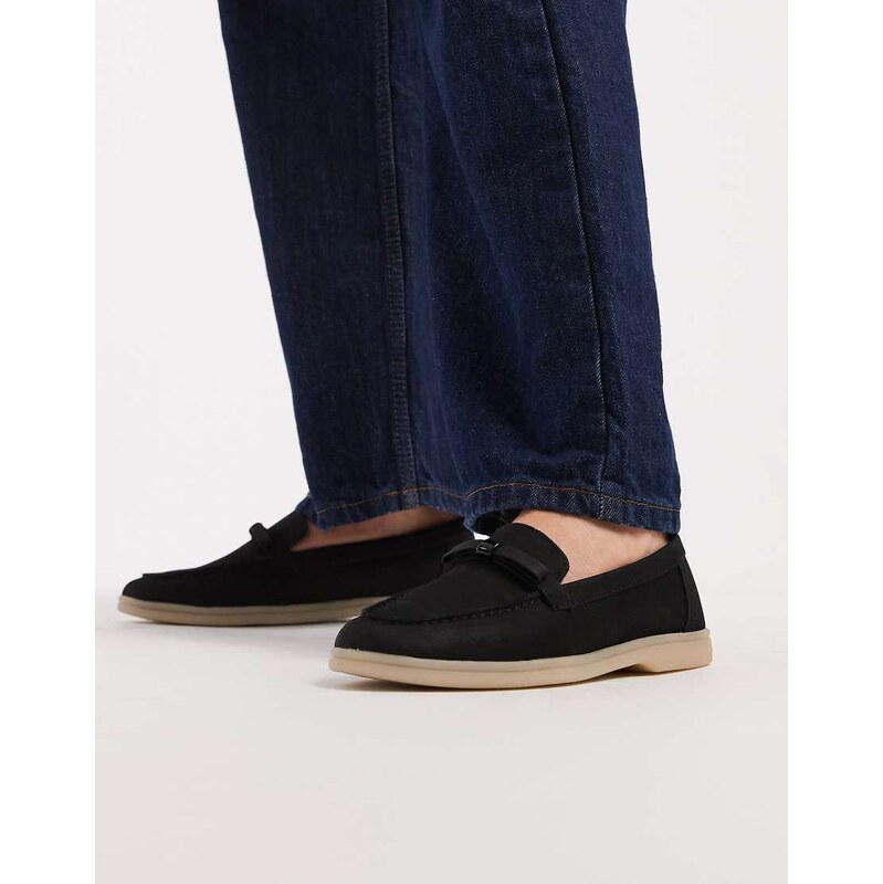 Aldo Elizie-In loafer in black leather 112815689
