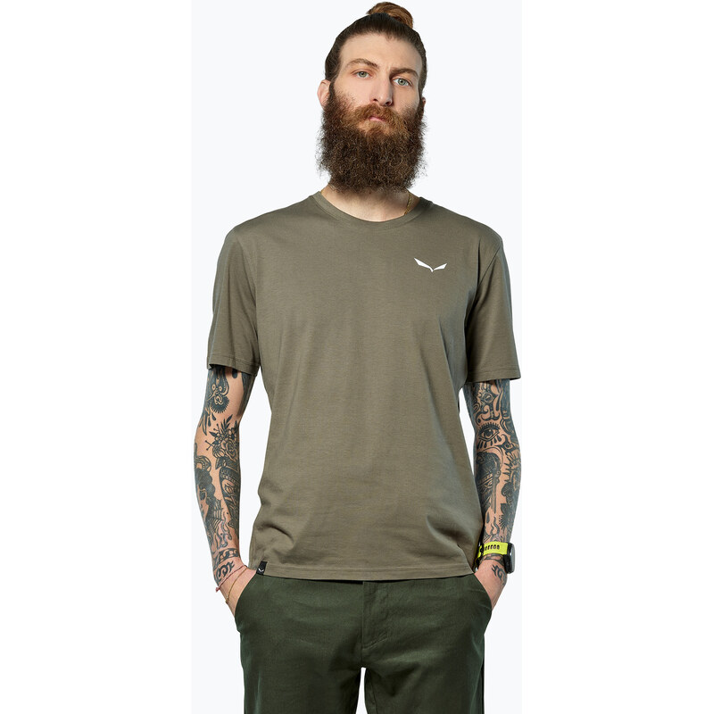 Pánské tričko Salewa Eagle Vocab faded green