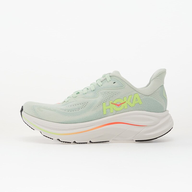 Hoka W Clifton 10 Sea Glass/ Neon Flame 112818228