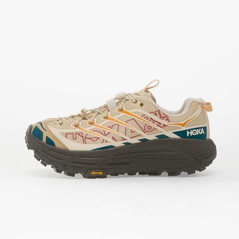 Hoka U Mafate Three2 Wordmark Cream/ Khaki