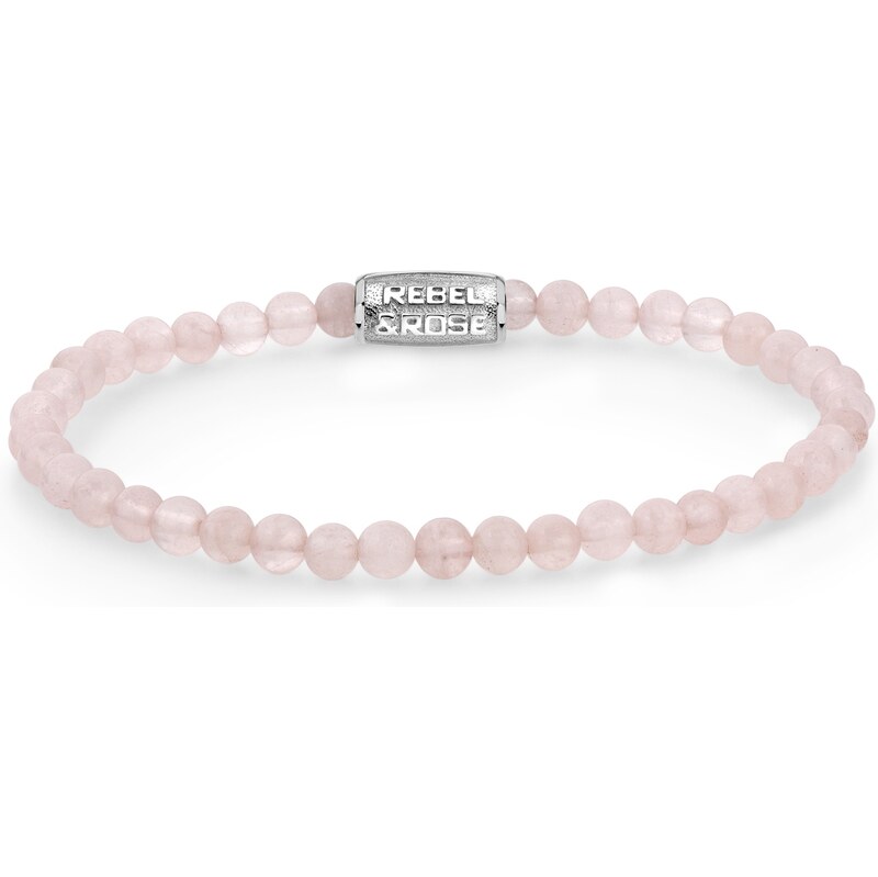 Rebel & Rose dámský náramek Pink Rose 4 mm RR-40017-S-XS 112818313