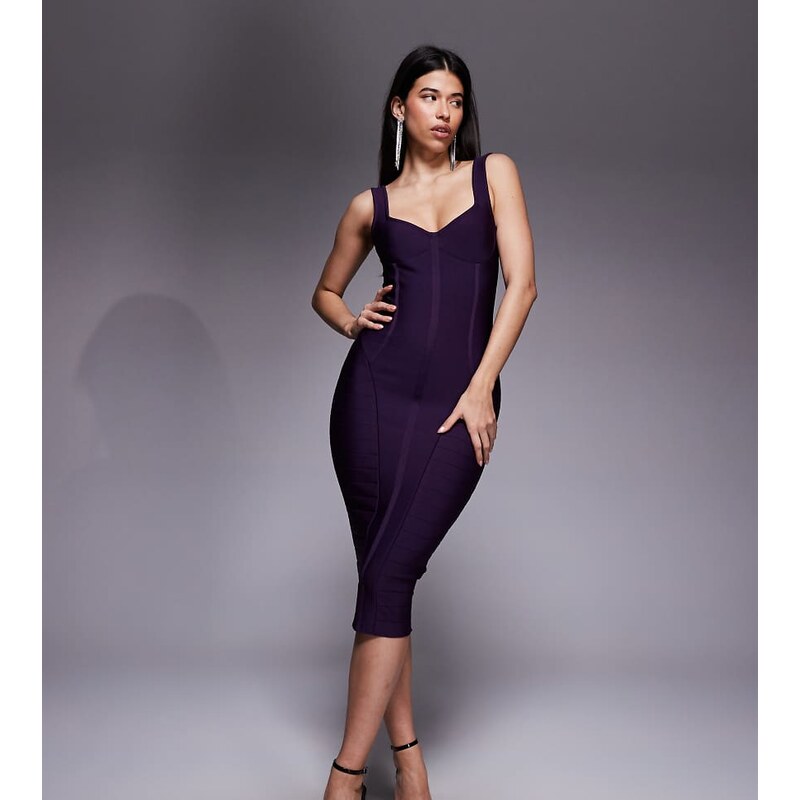 Kaiia exclusive premium sculpting bandage sweetheart bodycon