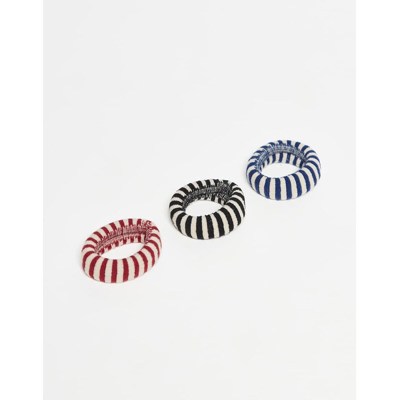 ASOS DESIGN multipack of patterned hairbands in multi 112840141