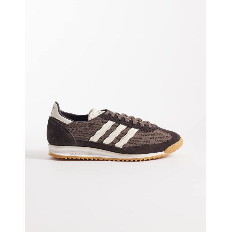 adidas Originals SL 72 OG trainers in brown and cream with