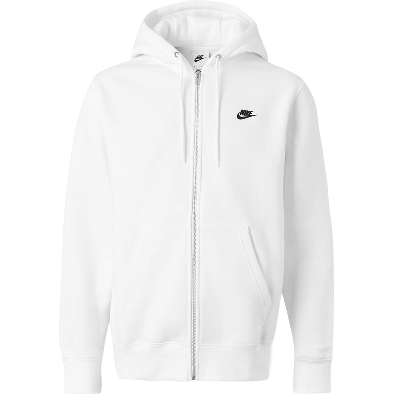 Nike Sportswear Mikina CLUB bílá