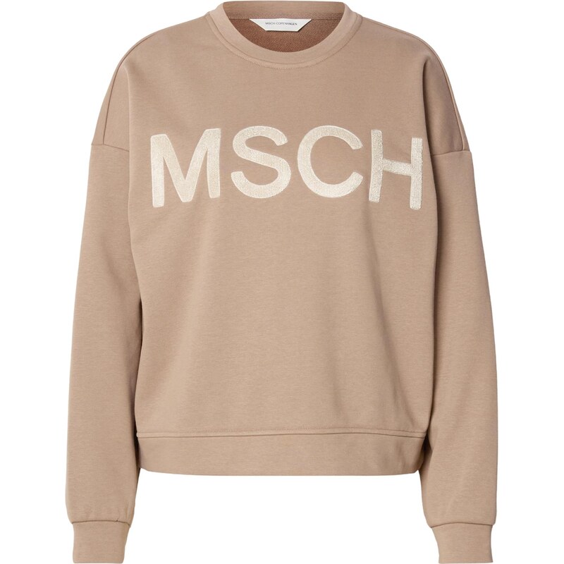 MSCH COPENHAGEN Mikina Mela Briena krémová / brokátová