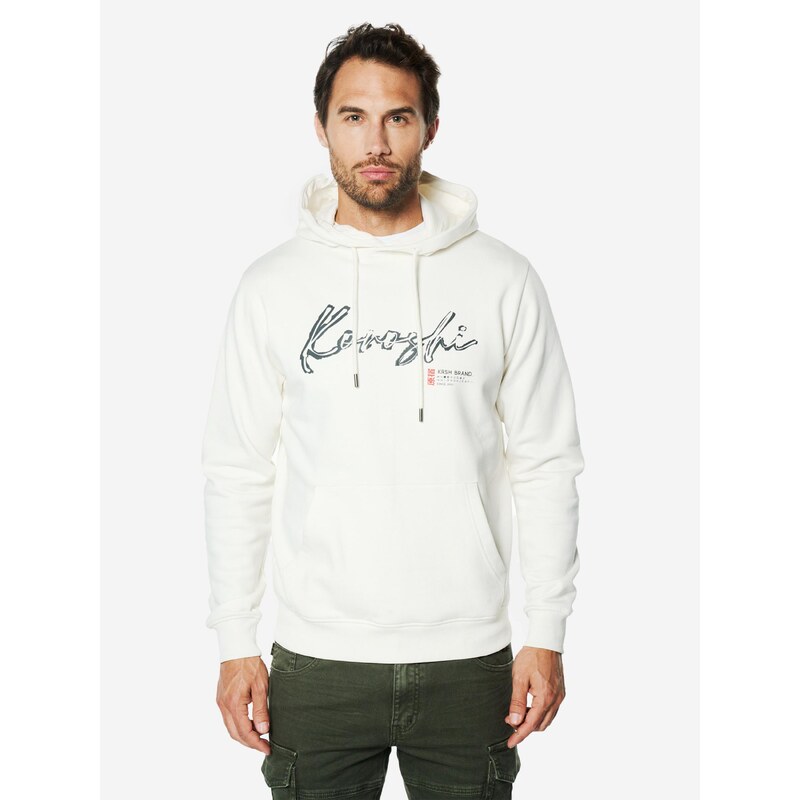 KOROSHI Mikina červená / černá / offwhite