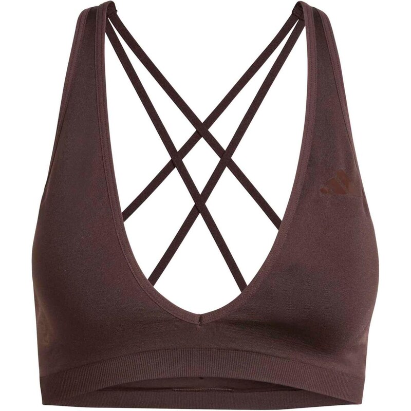 ADIDAS PERFORMANCE Sportovní podprsenka Essentials čokoládová 112838259