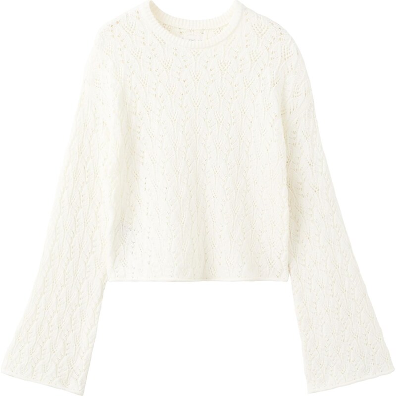 MANGO TEEN Svetr Choco offwhite