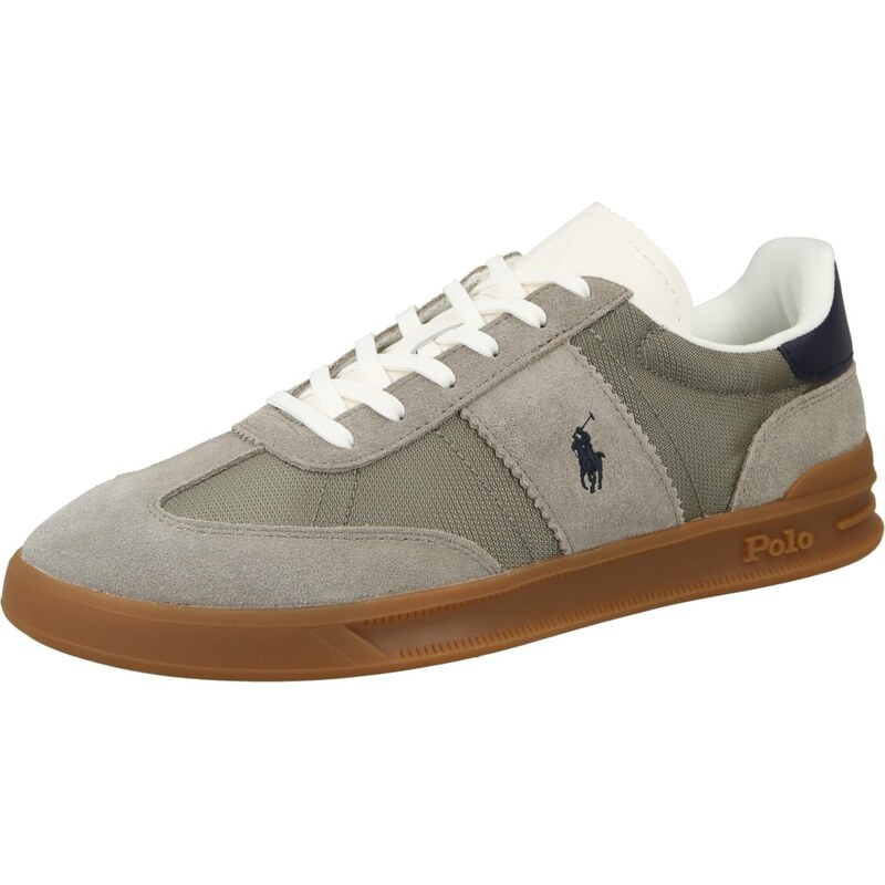Polo Ralph Lauren Tenisky šedobéžová / khaki / černá