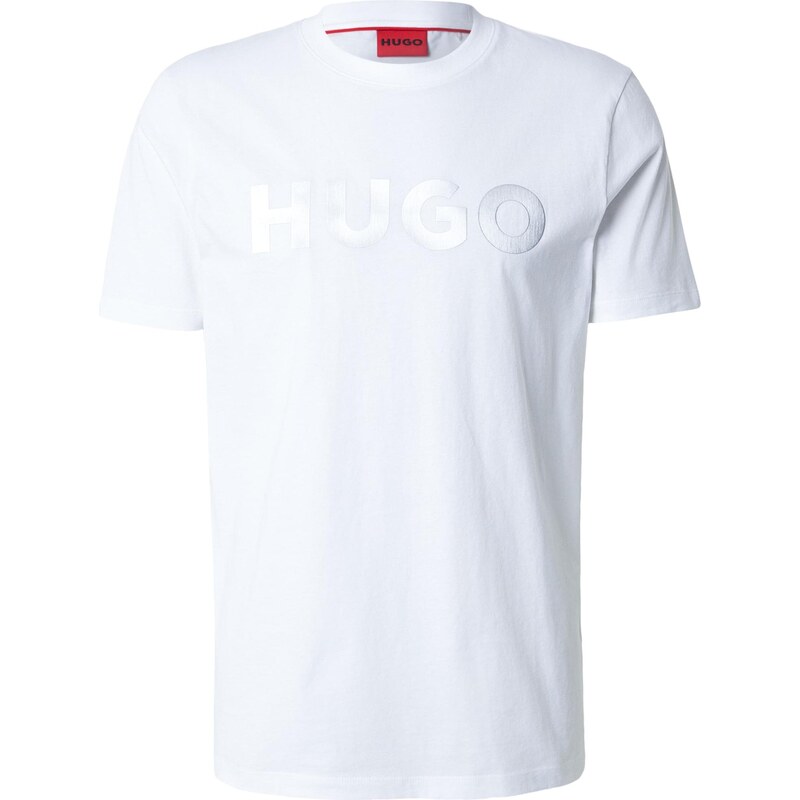 HUGO Tričko Dulivio bílá / offwhite
