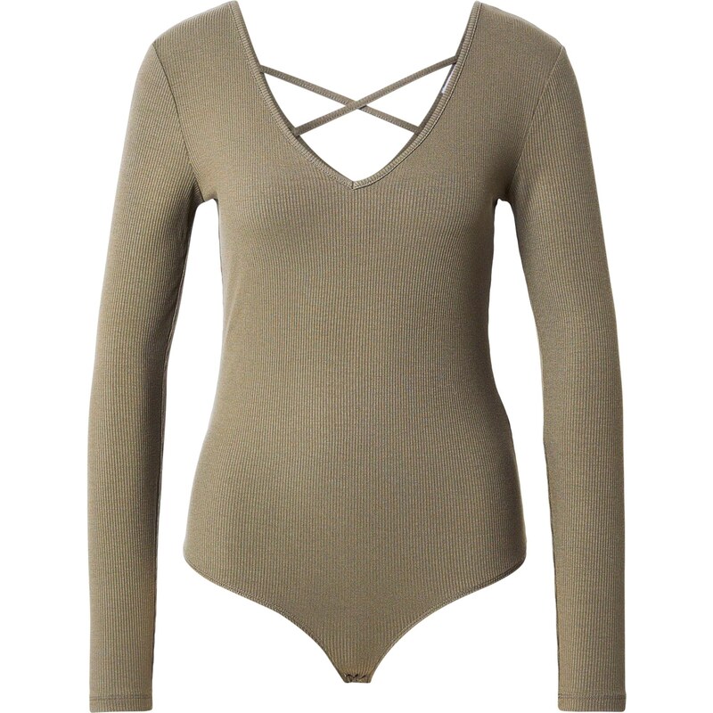 ABOUT YOU Tričkové body Emmy khaki 112839121