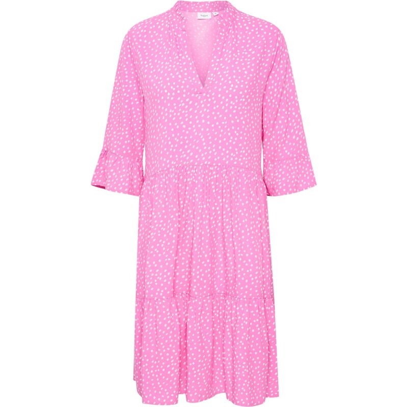 SAINT TROPEZ Šaty Eda pink / bílá 112825168