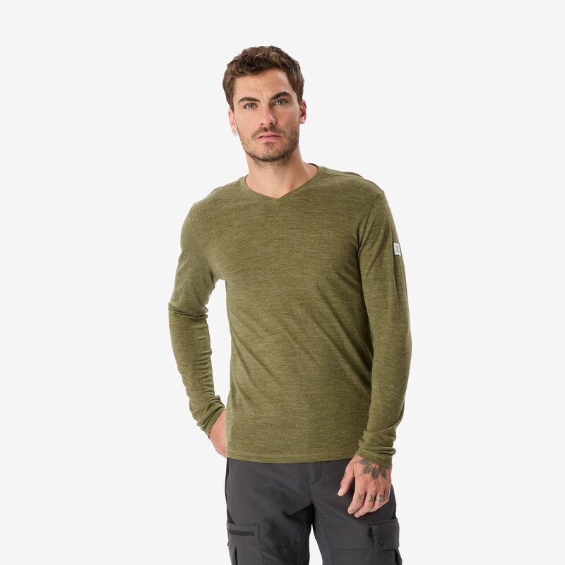 SIMOND Pánské turistické tričko z vlny merino Merino Fresh s dlouhým 112826606