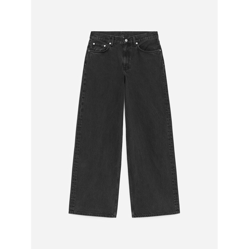 H&M - CLOUD volné široké džíny - šedá 112826736